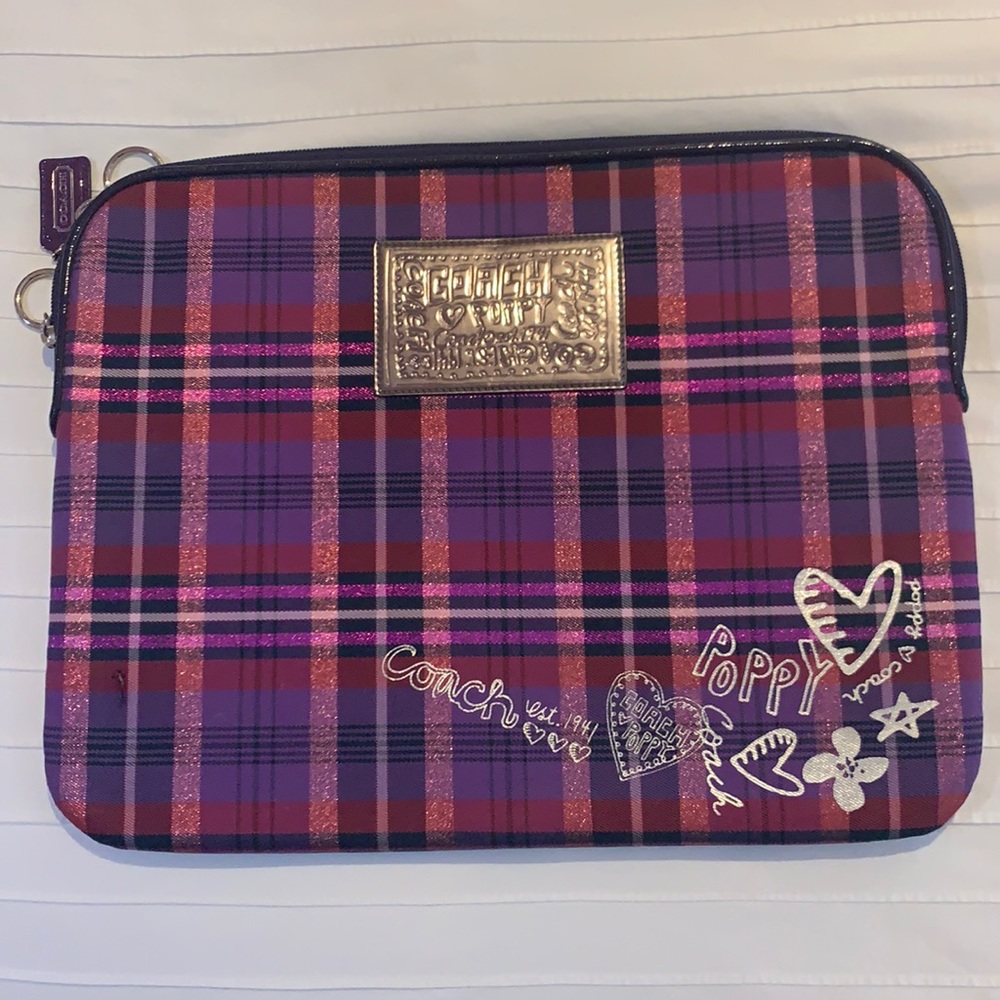 LARGE COACH LAPTOP CASE